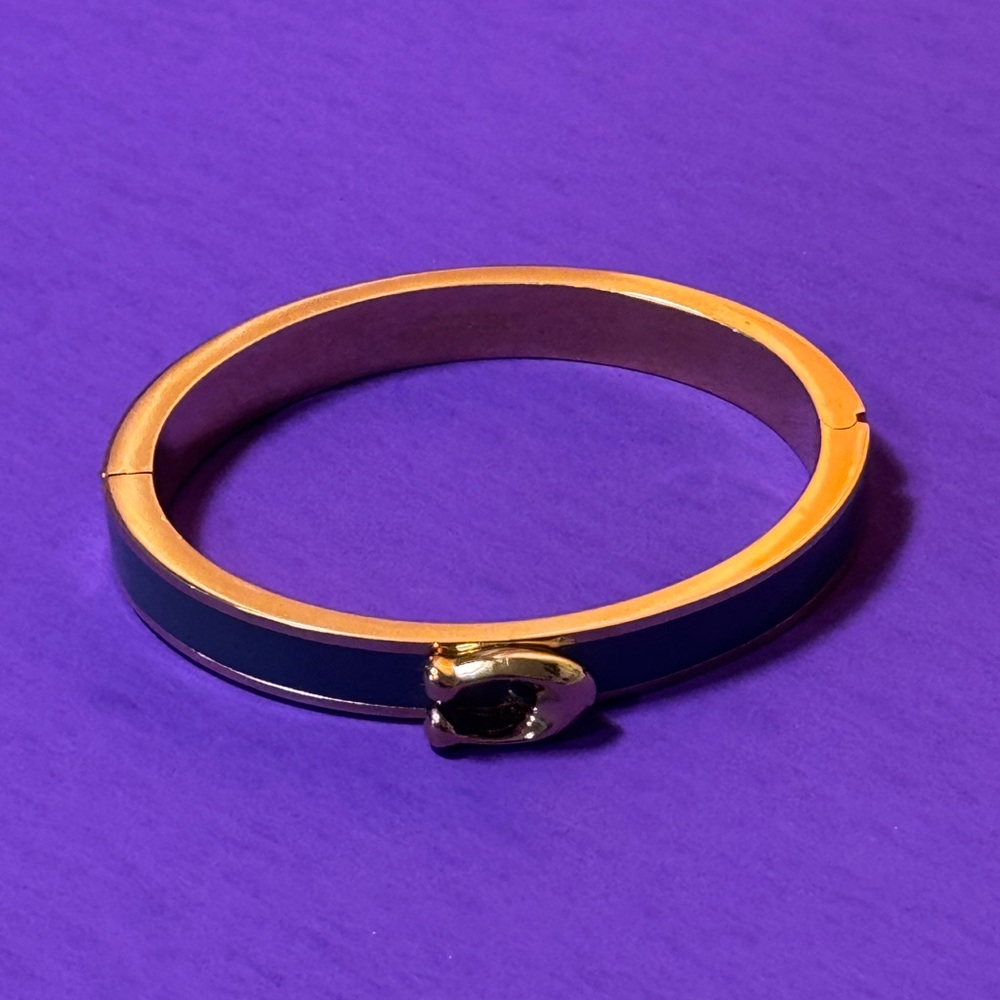 Coach Silver Hinged Bracelet - Picture 5 of 15